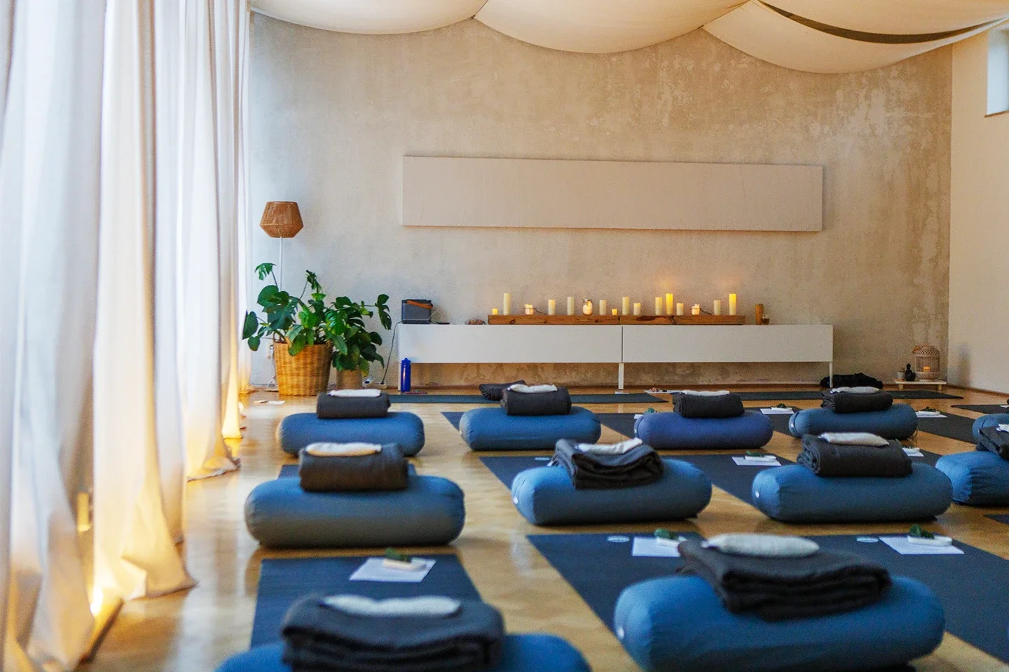 Der Yogaraum in Stahnsdorf